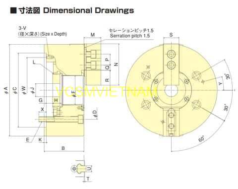 MÂM CẶP KITAGAWA BT200 - CHUCK